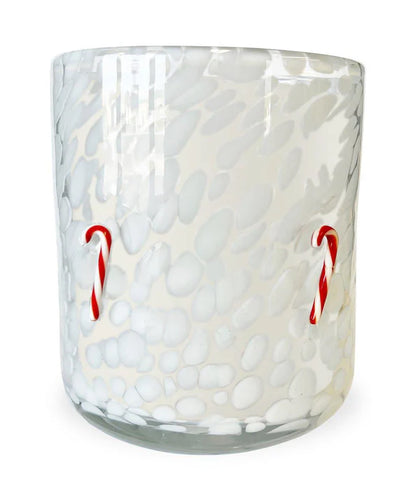 Candy Cane Keepsake Confetti Candle