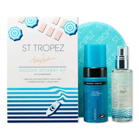 Ashley Graham x St. Tropez Self Tan Golden Getaway Glow Kit