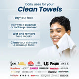 Clean Towels™, Disposable Face Towels - 25 Count