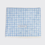 Gingham Blue XL Hair Towel Wrap