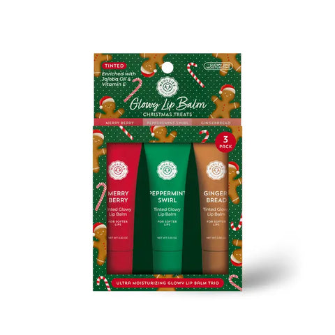 Christmas Treats Glowy Lip Balm Trio