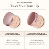 Translucent Loose Talc-Free Setting Powder Ultra-Blur - Tone-Up Rose
