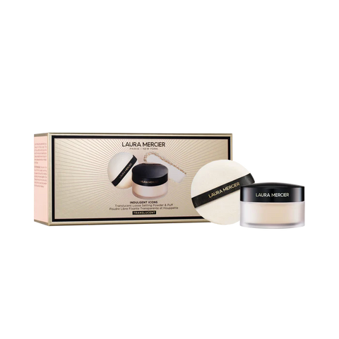Indulgent Icons Translucent Loose Setting Powder + Puff