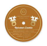 Reindeer Cookie Confetti Candle