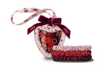 Emmie Skinny Scrunchie Tin Ornament