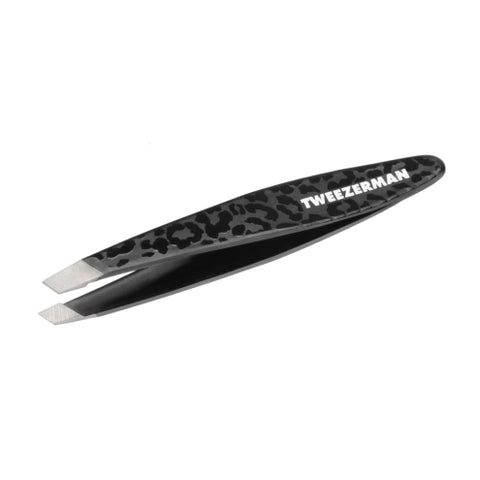 Black Leopard Mini Slant Tweezer