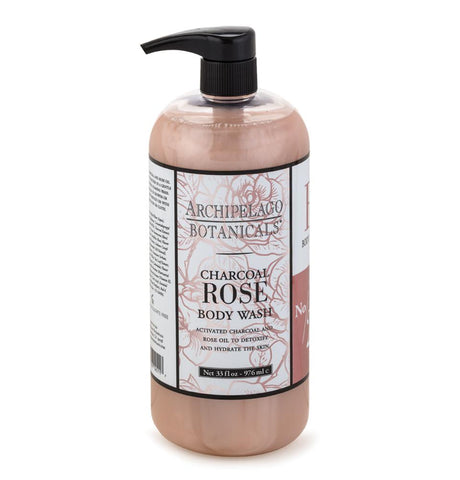 Charcoal Rose 33 oz. Body Wash