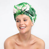 Luxury Shower Cap - Palm Print