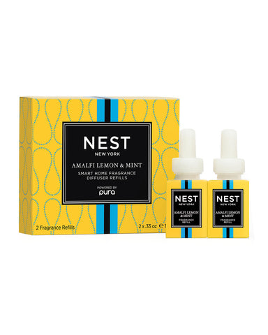 Amalfi Lemon & Mint Refill Duo for Pura Smart Home Fragrance Diffuser