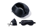 BLACK FREQUENT FLYER TRAVEL SET