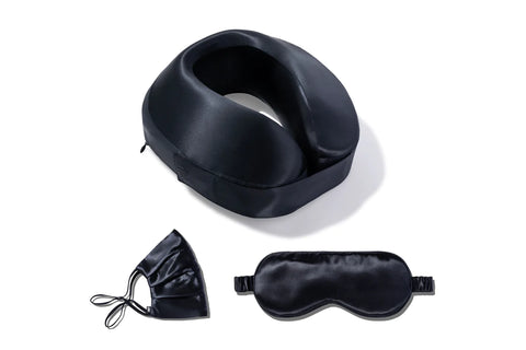 BLACK FREQUENT FLYER TRAVEL SET