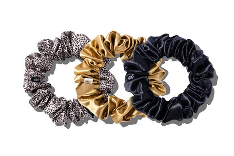 MIXED LEOPARD LARGE SCRUNCHIES