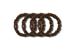 DARK BROWN SKINNY SCRUNCHIES