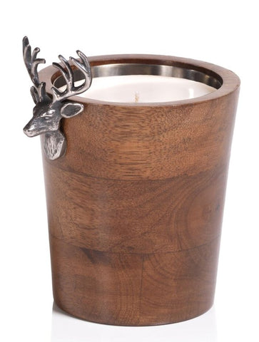 Bolton Stag Head Siberian Fir Scented Jar Candle